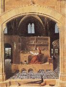 Antonello da Messina St Jerome in His Study oil on canvas